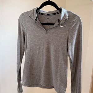 Nike Dri-FIT Gray Running Top